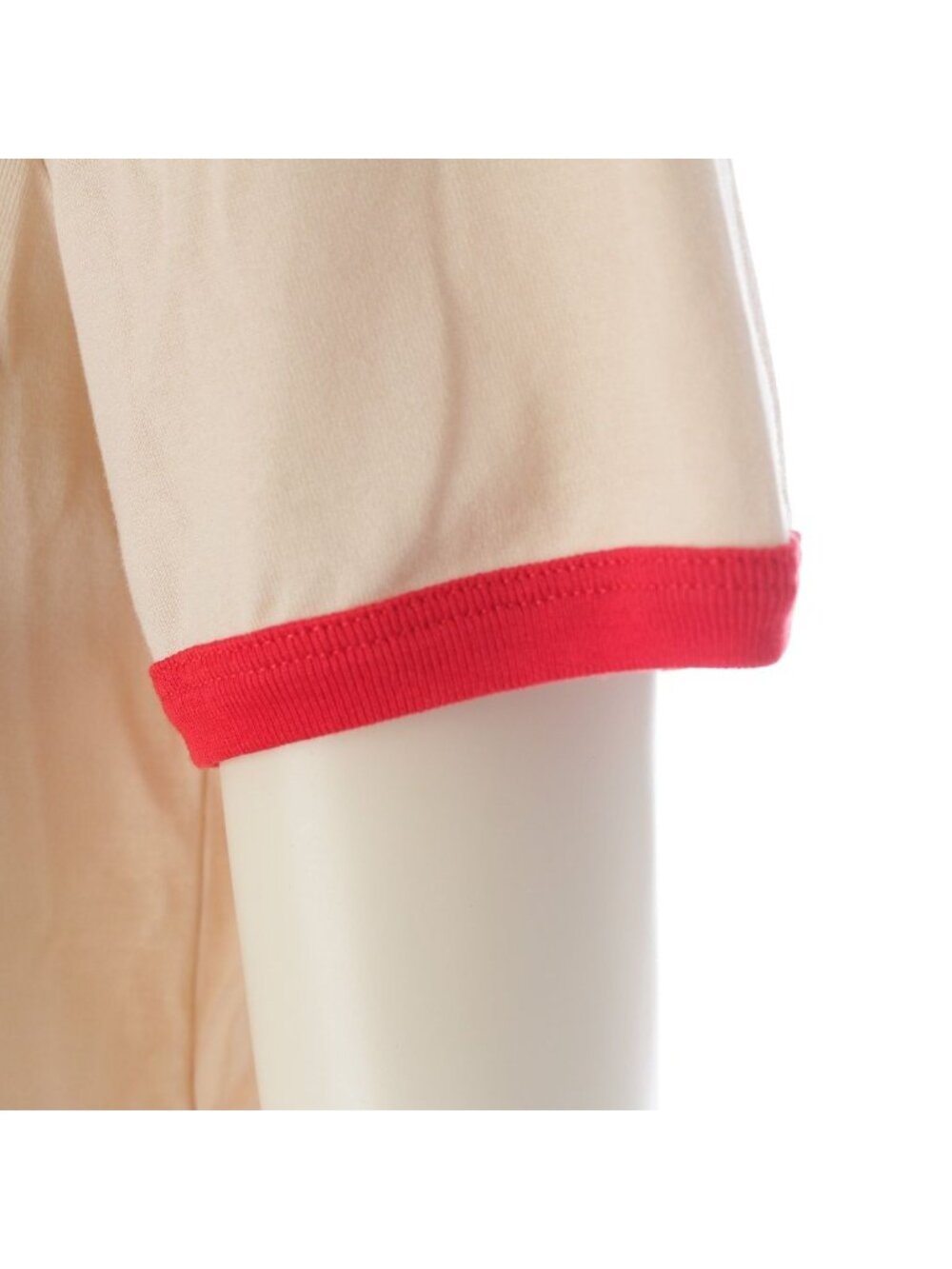 Celine Sulky Logo Short Sleeve T-Shirt Top Beige - Picture 6 of 10